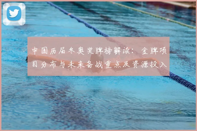 中国历届冬奥奖牌榜解读：金牌项目分布与未来备战重点及资源投入方向
